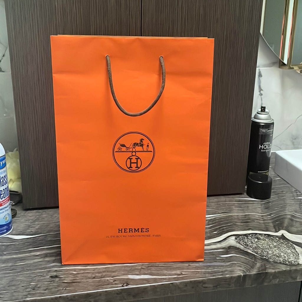 Hermes Shopping Bag  11 X 17 X 4
